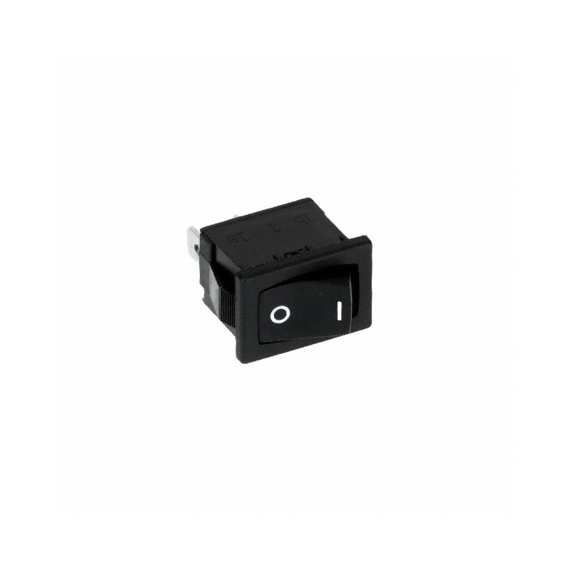 1 pcs : R1966FBLKBLKGF - SWITCH ROCKER SPST-NO 15A 125V