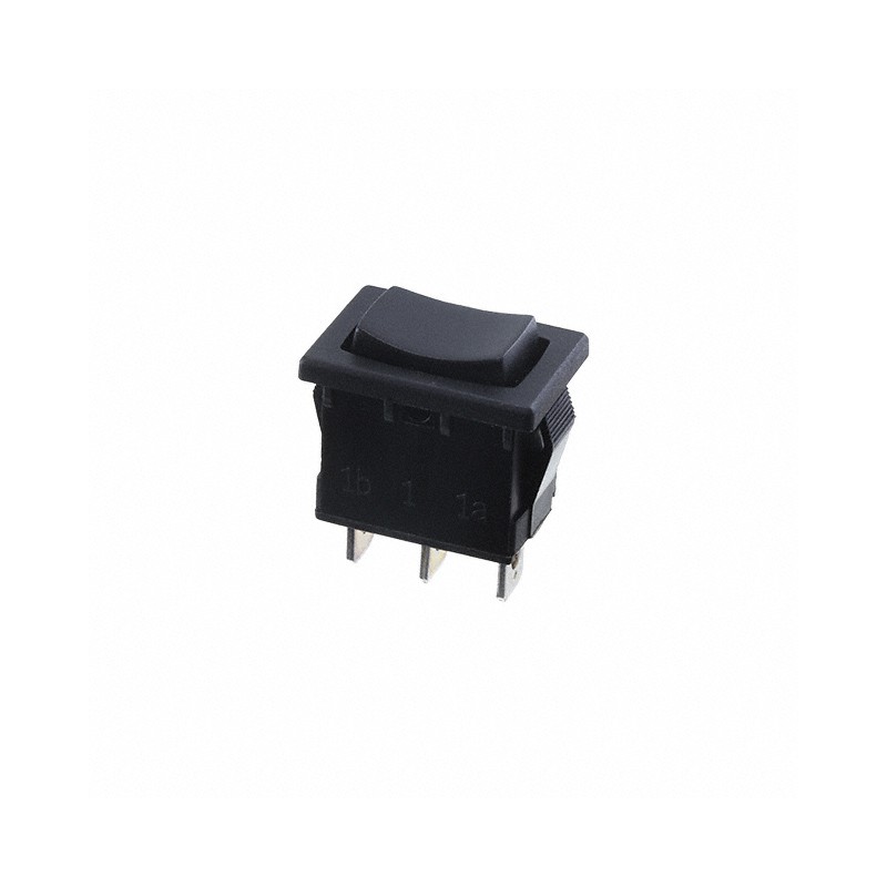 1 pcs : R1966IBLKBLKEF - SWITCH ROCKER SPDT 15A 125V