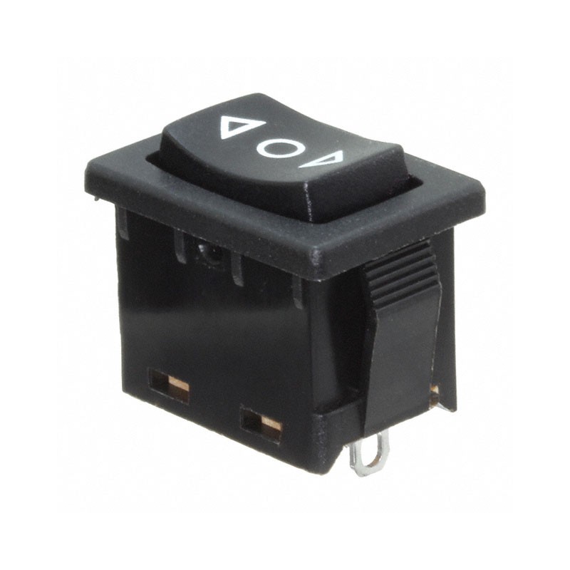 1 pcs : R1966IBLKBLKHS - SWITCH ROCKER SPDT 15A 125V