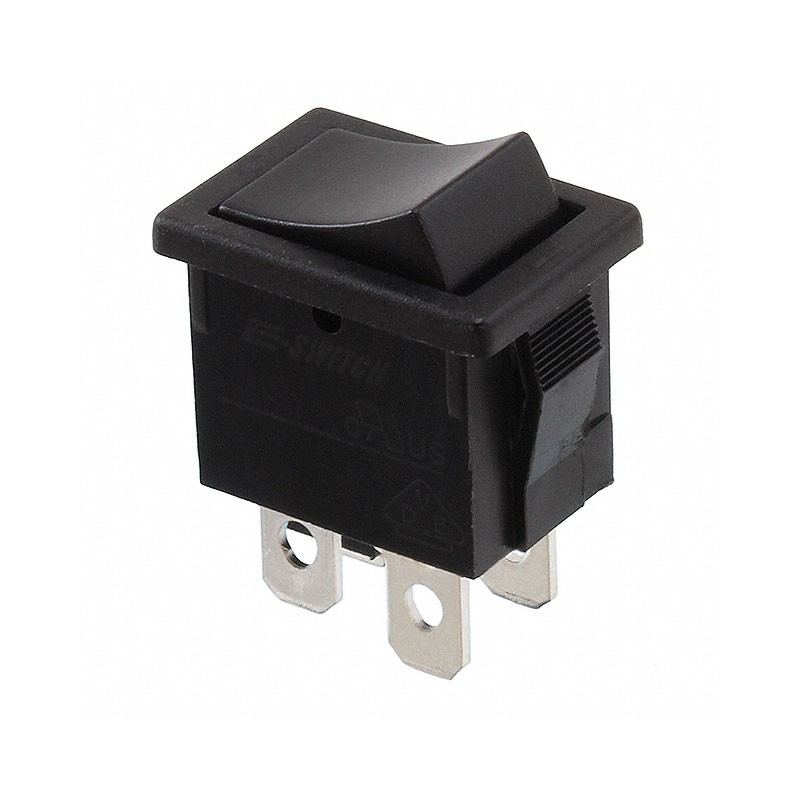 1 pcs : R1973BBLKBLKEF0 - SWITCH ROCKER DPST 9A 125V