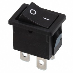 1 pcs : R1973BBLKBLKFF0 - SWITCH ROCKER DPST 9A 125V