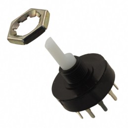 1 pcs : R20407RR02Q - SWITCH ROTARY 4POS 5A 125V