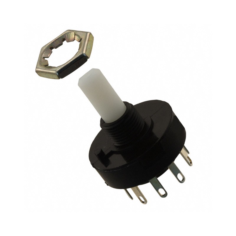 1 pcs : R20407RR03Q - SWITCH ROTARY 4POS 5A 125V