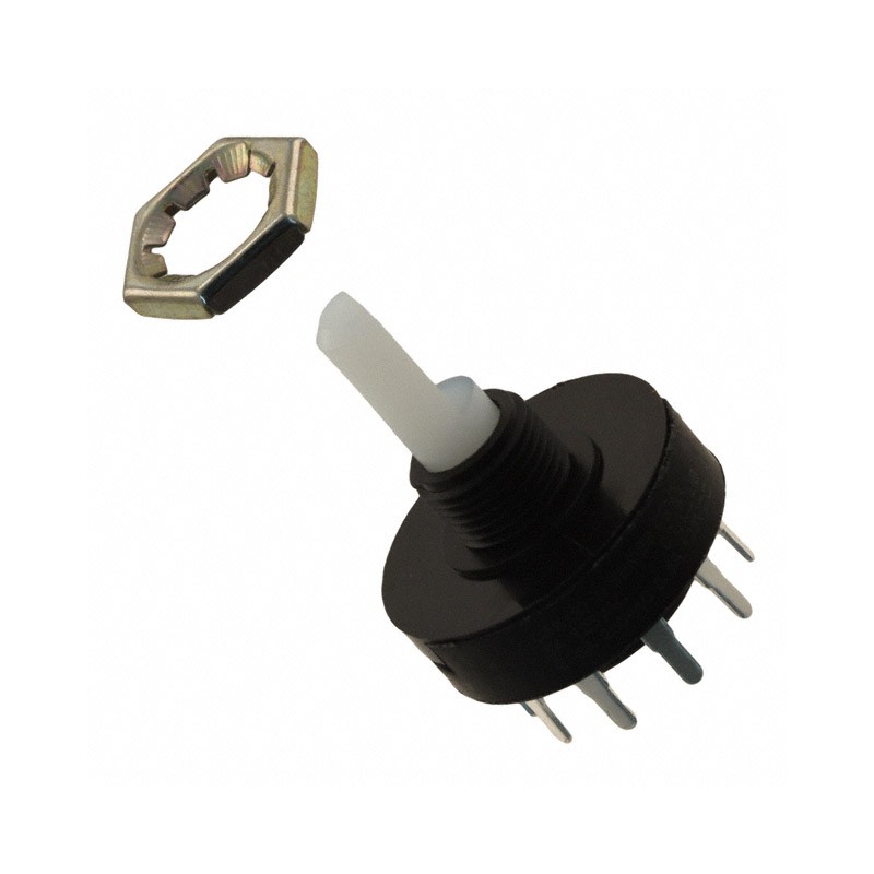 1 pcs : R20507RR02Q - SWITCH ROTARY 5POS 5A 125V