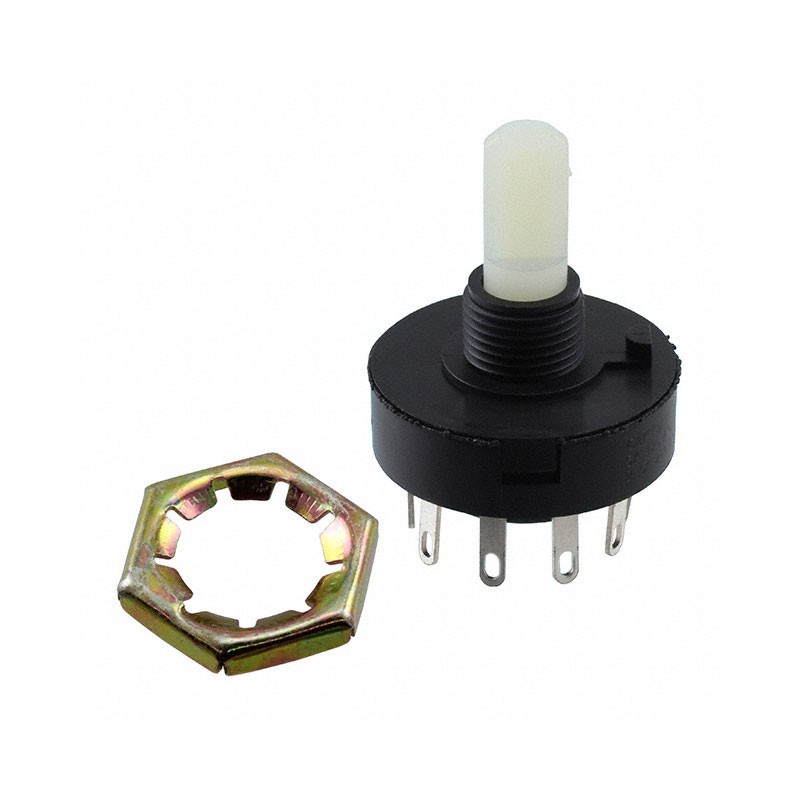 1 pcs : R20507RR03Q - SWITCH ROTARY 5POS 5A 125V