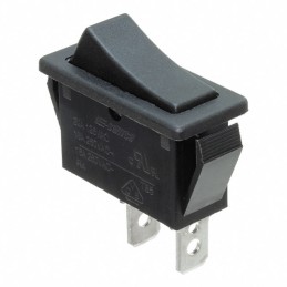 1 pcs : R4ABLKBLKEF0 - SWITCH ROCKER SPST 20A 125V