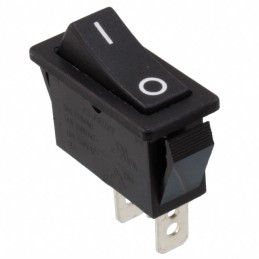 1 pcs : R4ABLKBLKFF0 - SWITCH ROCKER SPST 20A 125V