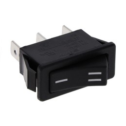 1 pcs : R4CBLKBLKDFO - SWITCH ROCKER SPDT 20A 125V