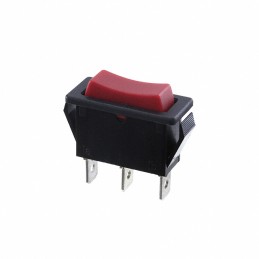 1 pcs : R4DBLKREDEFO - SWITCH ROCKER SPDT 15A 125V