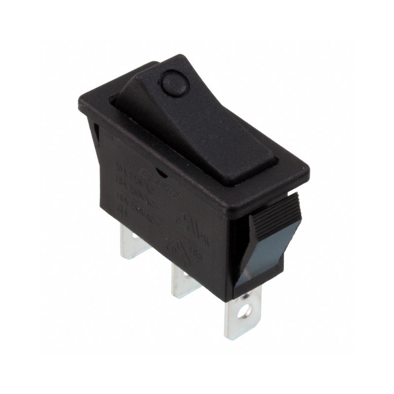 1 pcs : R4EBLKBLKEF0 - SWITCH ROCKER SPDT 20A 125V