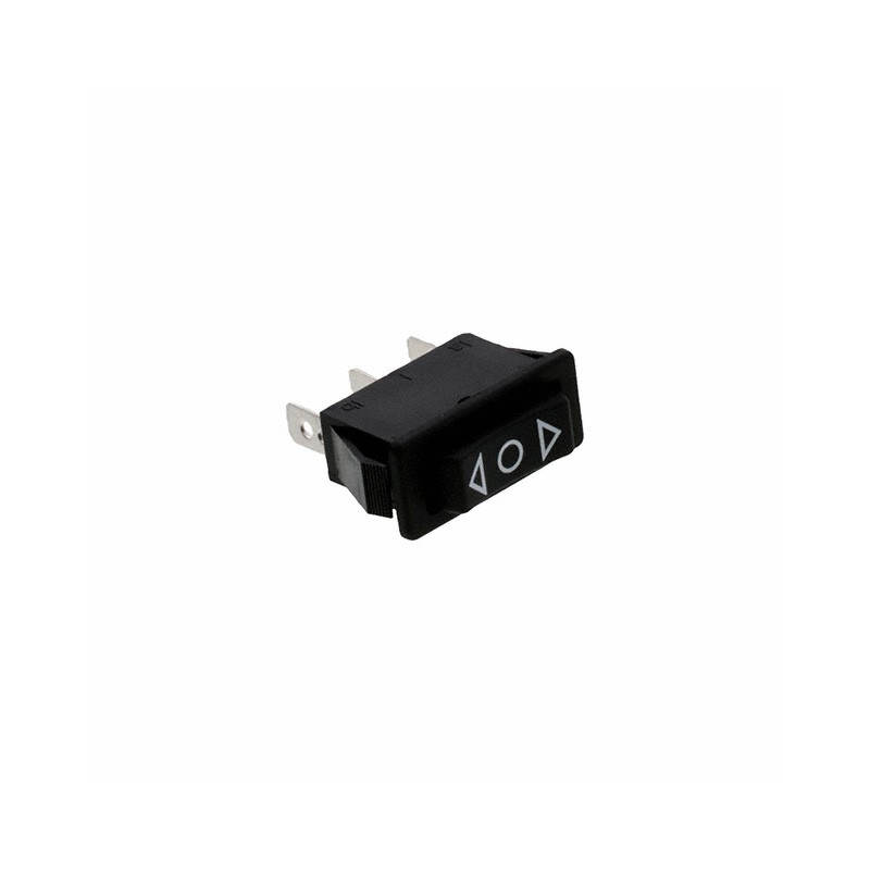 1 pcs : R4GBLKBLKHF0 - SWITCH ROCKER SPDT 15A 125V