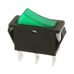 1 pcs : R4JBLKGILEF1 - SWITCH ROCKER SPST 20A 125V
