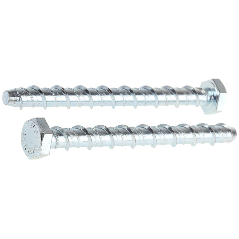 1 Bag of 10 - RS PRO Steel Ankerbolt 100mm, 10mm Fixing Hole