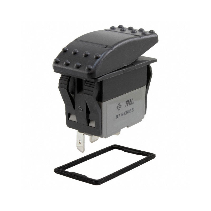 1 pcs : R712FA1-SXXXNBDNNX - SWITCH ROCKER SPDT 16A 30V