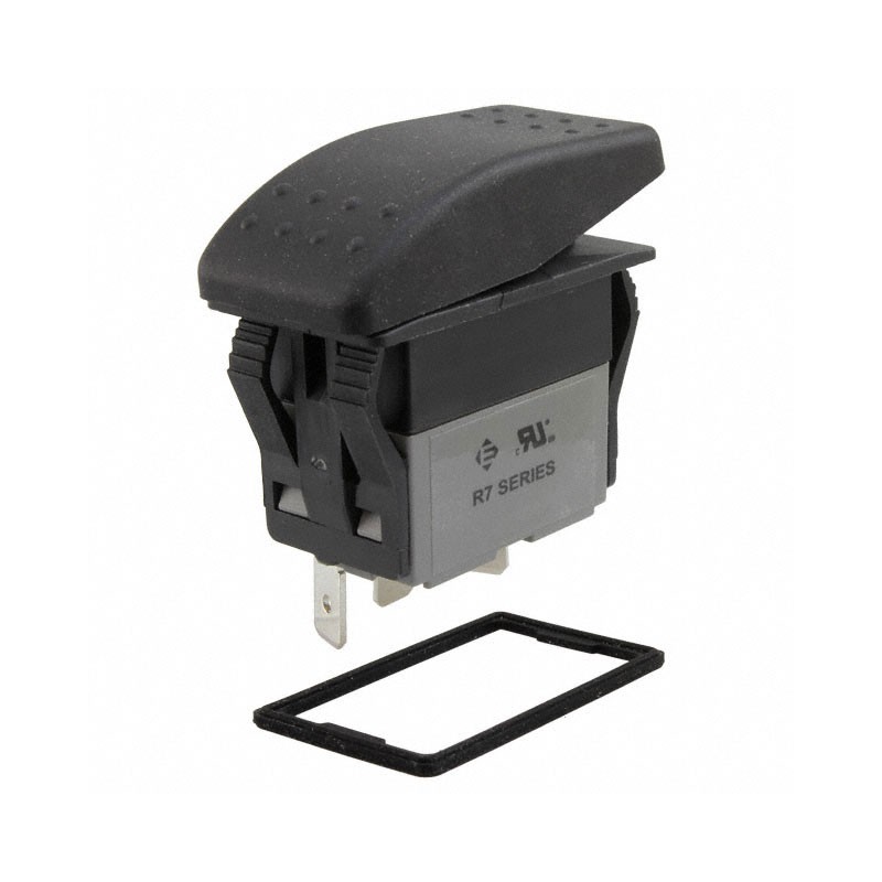 1 pcs : R712FB1-SXXXNBBNNX - SWITCH ROCKER SPDT 20A 125V