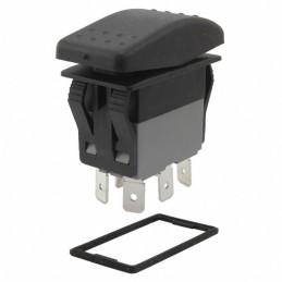 1 pcs : R726FB1-SXXXNBBNNX - SWITCH ROCKER DPDT 20A 125V