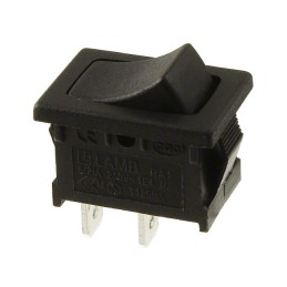 1 pcs : RA11131100 - SWITCH ROCKER SPST 10A 125V