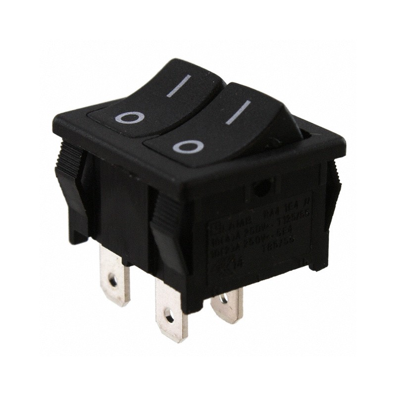 1 pcs : RA21131121 - SWITCH ROCKER SPSTX2 10A 125V
