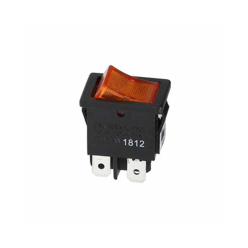 1 pcs : RA812C1000-127 - SWITCH ROCKER DPST 16A 125V