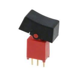 1 pcs : RAS1R102M2RES - SWITCH ROCKER SPDT 0.4VA 20V