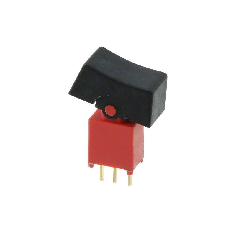1 pcs : RAS1R102M2RES - SWITCH ROCKER SPDT 0.4VA 20V
