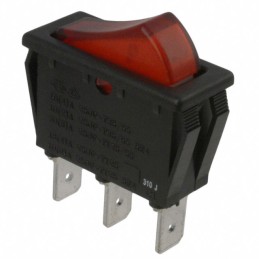 1 pcs : RB141D1000-116 - SWITCH ROCKER SPST 20A 125V