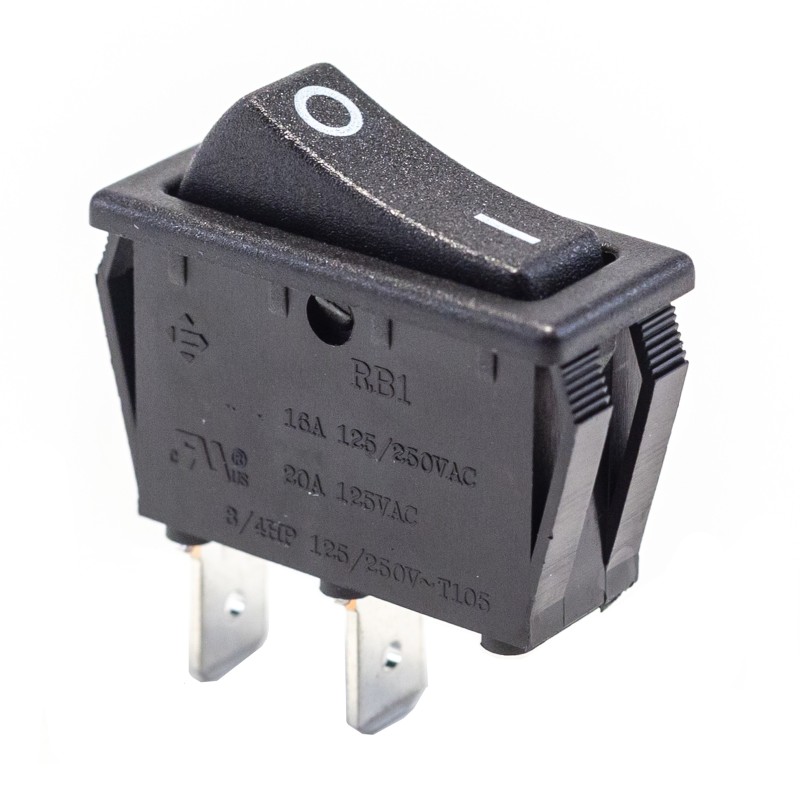 1 pcs : RB141D1121 - SWITCH ROCKER SPST 20A 125V
