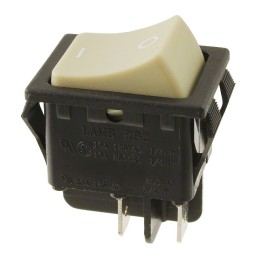 1 pcs : RB242D142R - SWITCH ROCKER DPST 20A 125V