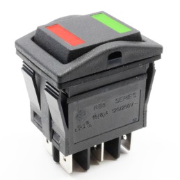 1 pcs : RB546A1100-136 - SWITCH ROCKER DPDT 16A 125V