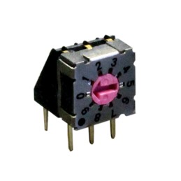 1 pcs : RD07A10RVBT - SWITCH ROTARY DIP BCD 0.1A 50V