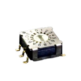 1 pcs : RD07A16CGT - SW ROTARY DIP HEX COMP 0.1A 50V