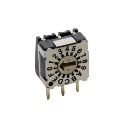 1 pcs : RD07A16CVAT - SW ROTARY DIP HEX COMP 0.1A 50V