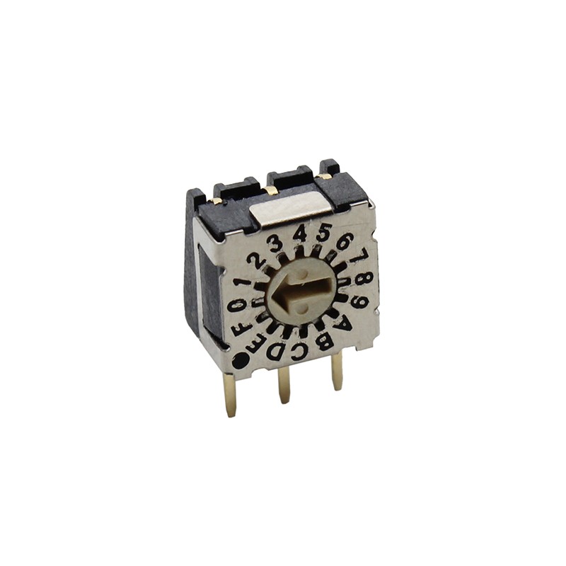 1 pcs : RD07A16CVAT - SW ROTARY DIP HEX COMP 0.1A 50V