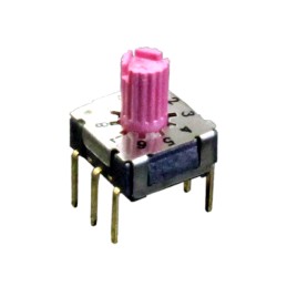 1 pcs : RD07B10CTT - SW ROTARY DIP BCD COMP 0.1A 50V