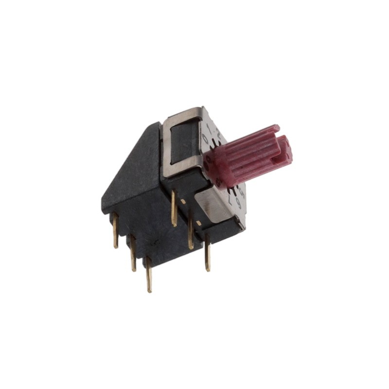 1 pcs : RD07B10RVBT - SWITCH ROTARY DIP BCD 0.1A 50V