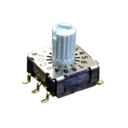 1 pcs : RD07B16RGR - SWITCH ROTARY DIP HEX 0.1A 50V