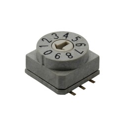 1 pcs : RD10RA10RGR - SWITCH ROTARY DIP BCD 0.15A 50V