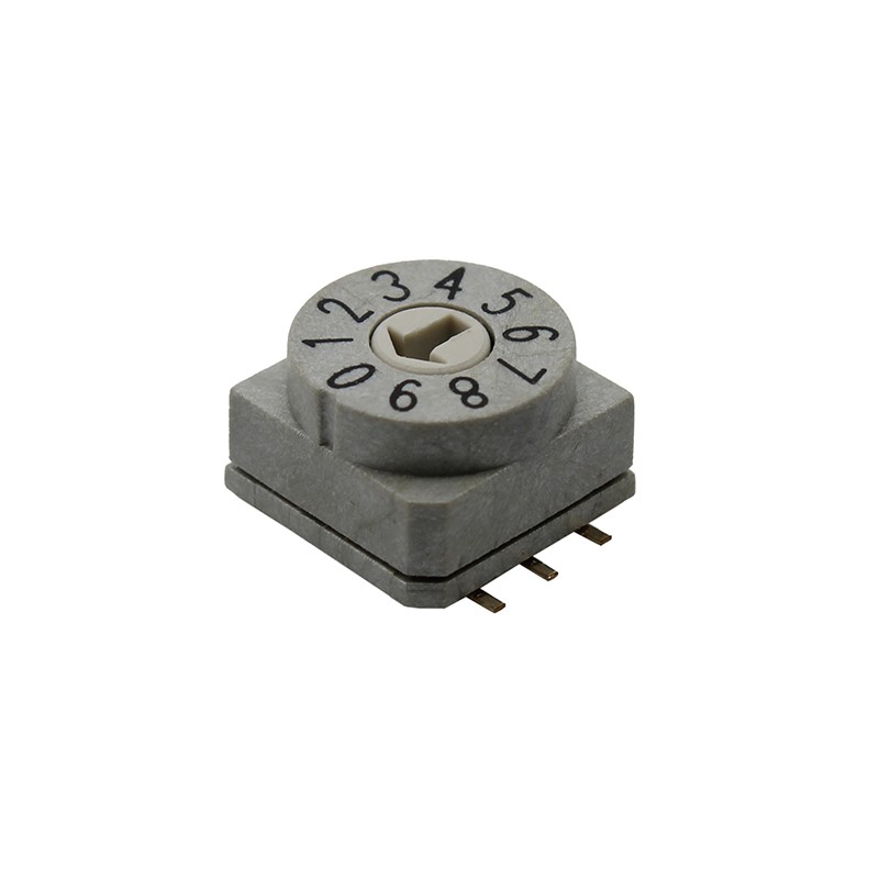 1 pcs : RD10RA10RGR - SWITCH ROTARY DIP BCD 0.15A 50V
