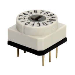 1 pcs : RD10RA16CTT - SW ROTARY DIP HEX COMP 0.15A 50V