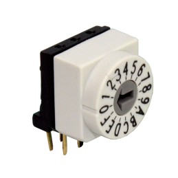 1 pcs : RD10RA16CVAT - SW ROTARY DIP HEX COMP 0.15A 50V