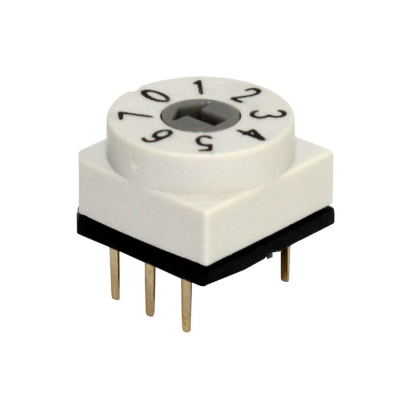 1 pcs : RD10RA8CTT - SW ROTARY DIP OCT COMP 0.15A 50V