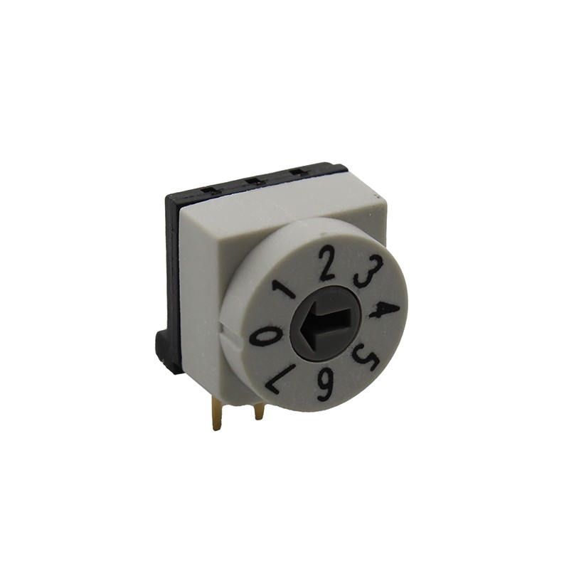 1 pcs : RD10RA8RVAT - SW ROTARY DIP OCTAL 0.15A 50V