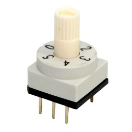 1 pcs : RD10RB6RTT - SWITCH ROTARY DIP BCD 0.15A 50V