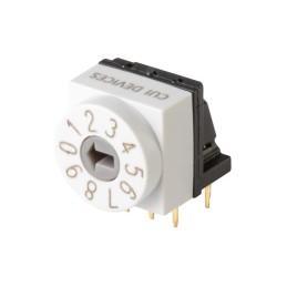 1 pcs : RDS2-10S-1012-RA-254-D-67 - SWITCH ROTARY DIP BCD 0.15A 42V