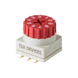 1 pcs : RDS3-10S-1065-3-SMT-TR - SWITCH ROTARY DIP BCD 0.15A 42V