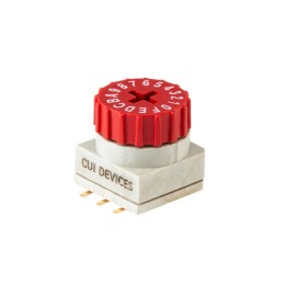 1 pcs : RDS3-16S-1065-3-D - SWITCH ROTARY DIP HEX 0.15A 42V