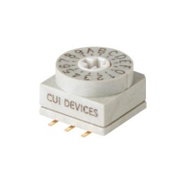 1 pcs : RDS3-16S-1065-SMT-TR - SWITCH ROTARY DIP HEX 0.15A 42V
