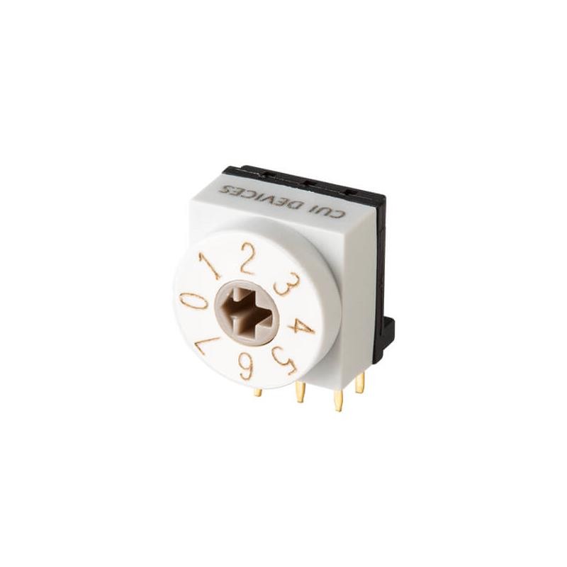 1 pcs : RDS3-8S-1012-RA-508-D - SWITCH ROTARY DIP SPST 0.15A 42V