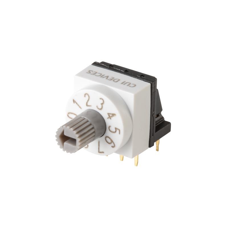 1 pcs : RDS4-10S-1012-73-RA-508-D-67 - SWITCH ROTARY DIP BCD 0.15A 42V