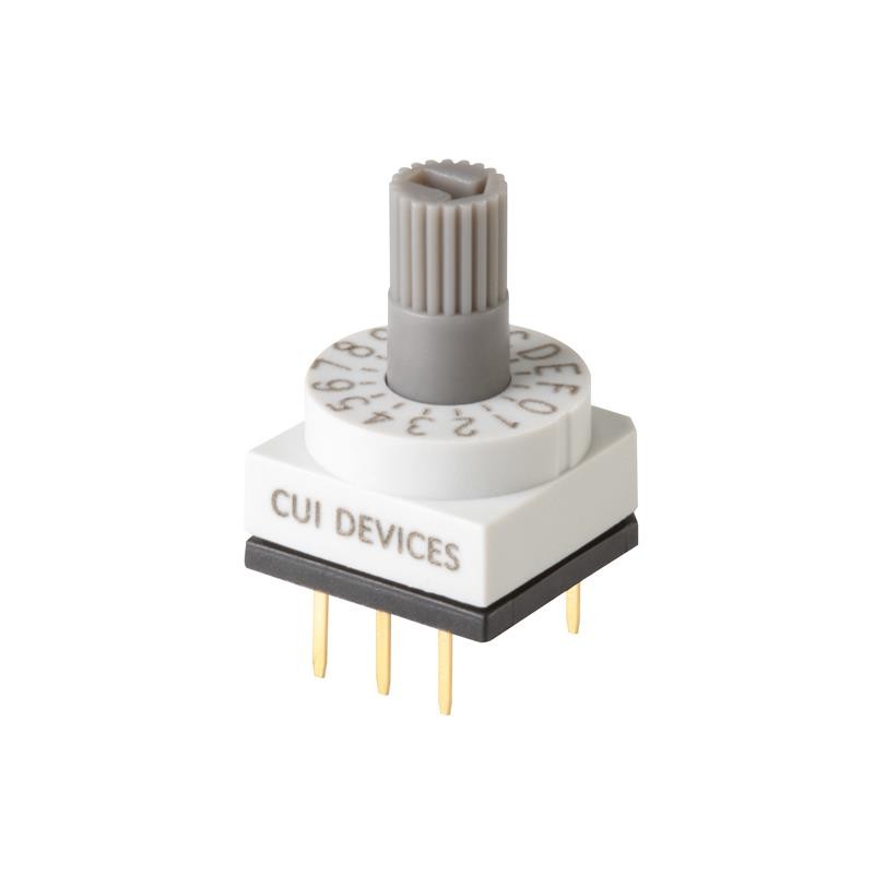 1 pcs : RDS4-16S-1065-73-D-67 - SWITCH ROTARY DIP HEX 0.15A 42V